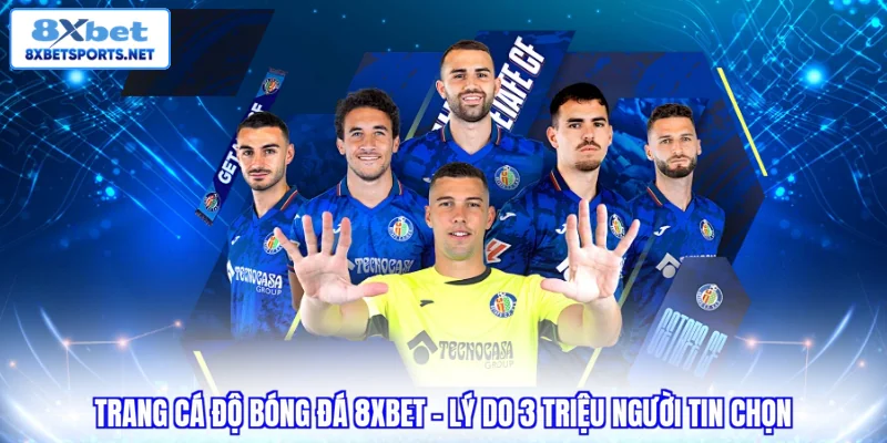 Trang cá độ bóng đá 8XBET - Lý do 3 triệu người tin chọn